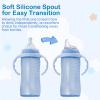 8Pack Replacement Silicone Spout Compatible with NUK, Soft Spout Replacement for NUK Active and Learner Cups, Easy Transition from Bottle to Cup, No Spill for Sippy Cup Nipples view 4