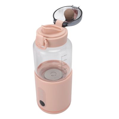 300ML Capacity USB Rechargeable Portable Milk Warmer for Baby, Portable Bottle Warmer, Fast Heating 37-55 Adjustable Temperature Travel Water Warmer for Breast Milk, Water