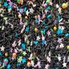 Outer Space Caviar Pearl Star Sprinkle Mix, Polymer Clay Fake Sprinkles for Crafts, Fake Bake, Slime, Decoden, Kawaii DIY (100g Bag) view 2
