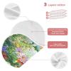 Kigai Wildflowers Butterfly Muslin Burp Cloths for Baby Soft and Absorbent 4 Layers Burping Cloth Baby Washcloths Burp Rags for Boys Girls Newborn Infants, 1 Pack view 3