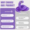 Binvin 3D Printed Animals-Snake Viper,3D Printed Snake Toys Articulated Snake 3D Printed Animals Animal Model Ornaments Creative Funny Toy Festival Gift for Frends (Black Purple, 20.2Inch) view 3