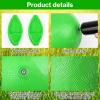 HSLCGF 24 Pcs Dodgeballs 5 Inch Playground Ball Green Kickball Inflatable Rubber Handball Bouncy Dodge Ball with 1 Hand Pump for Outdoors Ball Games Gym Camps Picnic (Green) view 3
