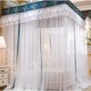 Bedspread Mosquito Net, Princess Room Quarterpost Double Bed Curtain with Stand (Colour: D, Size: 200X220 Cm/79X87 INES) (Color : E, Size : 150X200cm/59X79in) view 2