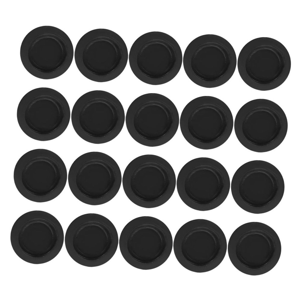 Toyvian 20pcs Rubber Piggy Bank Stopper Round Money Box Closure Plugs Easy to Install Seal for Coin Savings Fits Inner Diameter Saving Jars