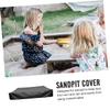 Kisangel Waterproof Sandbox Cover for Outdoor Garden Oxford Cloth Protector with Drawstring Dust and Weather Resistant for Boys and Girls Play Area view 3