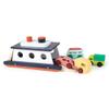Mentari Toys - Car Ferry - Wooden Toy Boat with Dual Loading/Unloading Ends - Includes Car, Caravan, Campervan and Truck - Enhances Imaginative Play and Fine Motor Skills - Age 3+ view 3