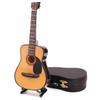 BESTonZON Mini Guitar Model Decoration for Home Office 13cm Lifelike Musical Instrument for Music Lovers Mini Art Guitar for Parties and Birthdays view 1