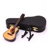 BESTonZON Mini Guitar Model Decoration for Home Office 13cm Lifelike Musical Instrument for Music Lovers Mini Art Guitar for Parties and Birthdays view 3