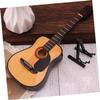 BESTonZON Mini Guitar Model Decoration for Home Office 13cm Lifelike Musical Instrument for Music Lovers Mini Art Guitar for Parties and Birthdays view 4