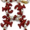 Crawfish Lobster Boil Cook Bead Necklace New Orleans Mardi Gras Cajun Carnival Parade view 2