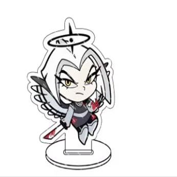 6cm Anime Hazbin Hotel Helluva Boss Game Acrylic Stand Figure Display (Lute/Style 2)