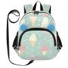 aidingzhi Cute Backpack Leash Little Girls Anti-Lost Daycare Bag with Reflective Strip Green St Clovers Green Ice Cream view 1