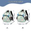aidingzhi Cute Backpack Leash Little Girls Anti-Lost Daycare Bag with Reflective Strip Green St Clovers Green Ice Cream view 2