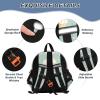 aidingzhi Cute Backpack Leash Little Girls Anti-Lost Daycare Bag with Reflective Strip Green St Clovers Green Ice Cream view 3