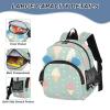 aidingzhi Cute Backpack Leash Little Girls Anti-Lost Daycare Bag with Reflective Strip Green St Clovers Green Ice Cream view 4