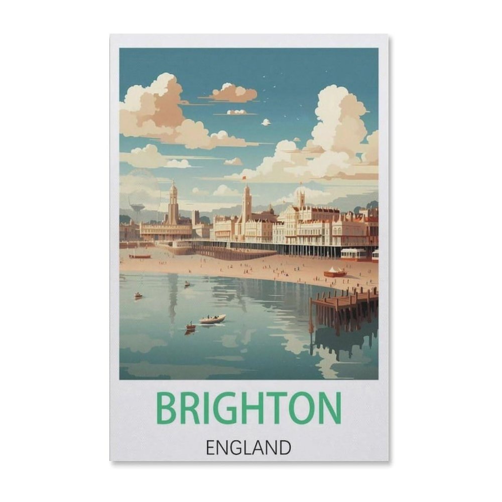 1000PcsBrighton EnglandJigsaw Adult Decompression Game Puzzle Students Toy for Children Christmas Birthday Gifts50x70cm-Z19