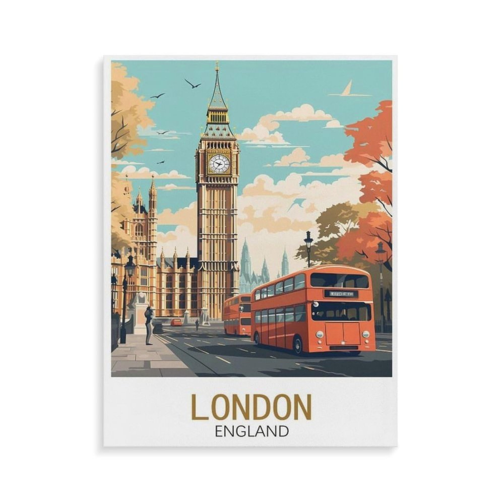 1000PcsLondon EnglandJigsaw Adult Decompression Game Puzzle Students Toy for Children Christmas Birthday Gifts38x26cm-V59