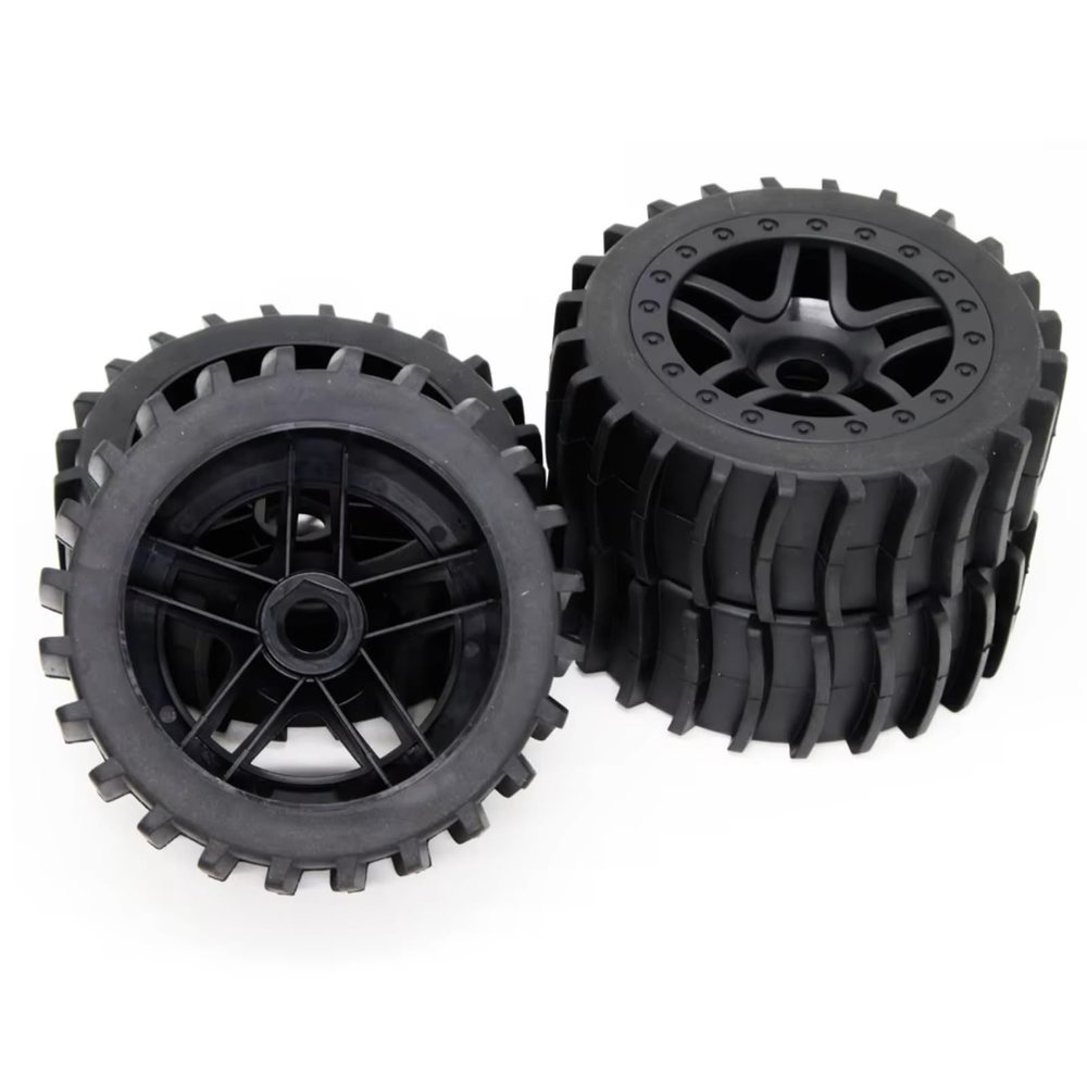 for Arrma for Traxxas for Slash 2WD 4WD for Wltoys 1/7 1/8 1/10 4pcs Off Road for Buggy Sand Paddles for Desert Wheel Tires 17mm Hex RC Car Repair Kit