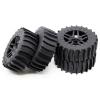 for Arrma for Traxxas for Slash 2WD 4WD for Wltoys 1/7 1/8 1/10 4pcs Off Road for Buggy Sand Paddles for Desert Wheel Tires 17mm Hex RC Car Repair Kit view 3