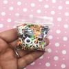 Black and Bright Halloween Sprinkle Mix, Spooky Polymer Clay Fake Sprinkles for Crafts, Fake Bake, Slime, Decoden, Resin Shaker Embellishments (15 gram bag) view 4