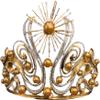 Universe Crown Lumiere De L'Infinity (2024) queen, Jewelmer Crown, Victoria Kjr Theilvig, pageant, Miss Denmark, Good crown, pearls view 1