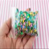 Assorted Leaf Polymer Clay Sprinkles, Fake Sprinkle Mix for Crafts, Fake Bake, Slime, Decoden, Funfetti Jimmies (100 gram bag) view 3