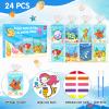 24 Water Coloring Books Under the Sea Party Favors, Beach Ocean Mini Coloring Books Bulk for Kids Birthday Classroom Goodie Bags Stuffers, Summer Toys Activity Books End of Year Student Gifts Prizes view 4
