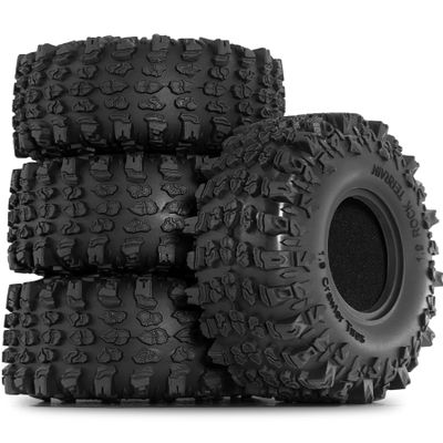 118mm 1.9 inch RC Crawler Rubber Tires Cat Claw Tires for Most 1/10 Crawler Cars Such as TRX-4 D90 D110 TF2 Tamiya CC01 AXI03007 Axial SCX10 90047 SCX10 III R225