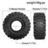 118mm 1.9 inch RC Crawler Rubber Tires Cat Claw Tires for Most 1/10 Crawler Cars Such as TRX-4 D90 D110 TF2 Tamiya CC01 AXI03007 Axial SCX10 90047 SCX10 III R225 view 2