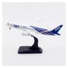 LIUSANGLIU Scale Aircraft 1/400 for Japanese ANA B787-8 Aircraft Model JA801A Flight/Landing Attitude Can Be Switched Suitable for Display view 1