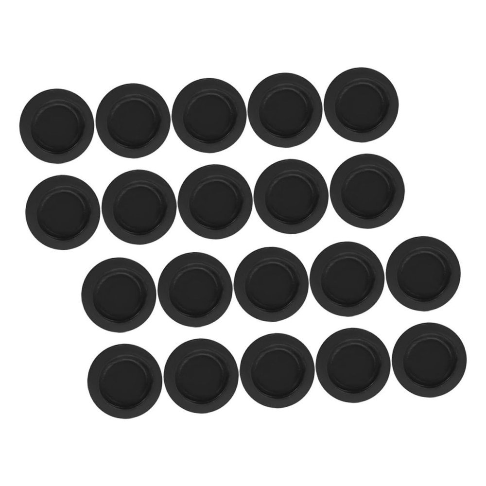 MOLUCKFU 20pcs Rubber Piggy Bank Plugs Round Bottom Covers for Money Saving Box Inner Diameter Easy Installation Replacement Stoppers for Banks