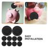MOLUCKFU 20pcs Rubber Piggy Bank Plugs Round Bottom Covers for Money Saving Box Inner Diameter Easy Installation Replacement Stoppers for Banks view 3