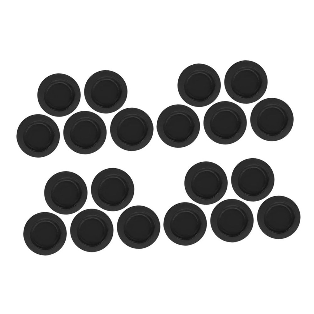 COSMEVIVI 20pcs Rubber Piggy Bank Replacement Plugs Round Money Bank Stoppers with Inner Diameter Covers for Secure Savings and Protection