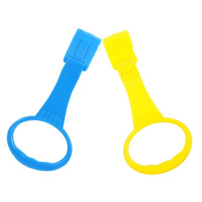 Beatifufu 2pcs Playpen Handles Crib Pull up Rings Playpen Attachments Safe Standing Aid