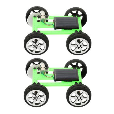 Toyvian DIY Solar Powered Car Kit for Kids Stem Science Projects Educational Engineering Toy with Motor Assembly Components Indoor Outdoor Use