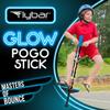 Flybar Glow Jolt Pogo Stick Kids Ages 6 and Up, 40 to 80 Pounds, Perfect for Beginners, Easy Grip Foam Handles, Anti-Slip Foot Pegs, Outdoor Toys for Boys, Jumper Toys for Girls view 3