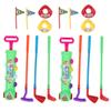 2 Sets Set Plastic Educational for Indoor & Outdoor Fun Sports Activity for Young Golf Enthusiasts Includes Clubs & Balls view 1