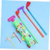 2 Sets Set Plastic Educational for Indoor & Outdoor Fun Sports Activity for Young Golf Enthusiasts Includes Clubs & Balls view 2