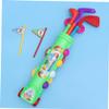 2 Sets Set Plastic Educational for Indoor & Outdoor Fun Sports Activity for Young Golf Enthusiasts Includes Clubs & Balls view 3