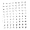 HONMEET 75pcs Plastic Lottery Balls Raffle Game Balls for Parties Raffle Drawing Easy to Find and Use view 1