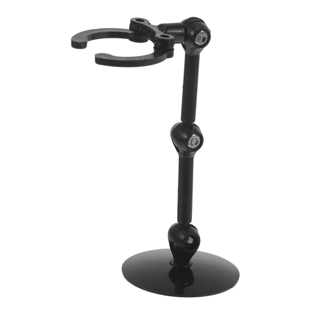 4pcs Wear Resistant Desktop Figure Stand Set for Action Figures and Models Sturdy Plastic Display Holder for Collectibles and Figurines Model Rack 411
