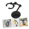 4pcs Wear Resistant Desktop Figure Stand Set for Action Figures and Models Sturdy Plastic Display Holder for Collectibles and Figurines Model Rack 411 view 4
