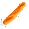 Abaodam 3pcs Realistic Long Bread Props French Bread Model for Play Photography Display Break Resistant Artificial Fake Loaf for Adults Kids view 2