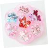 GLSTOY Fashionable Kids Earring Storage Box 7 Pairs Clip-on Earrings for Girls Party Favors view 2