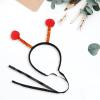 Cartoon Pattern Headbands Face Makeup Headwear Plush Ants Bees Party Headdress For Costume And Birthday Parties view 4