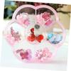 WESIEVYA Little Girls Earring Storage Box 7 Pairs Clip-on Earrings Fashionable for Dress-up Parties Outfits view 4
