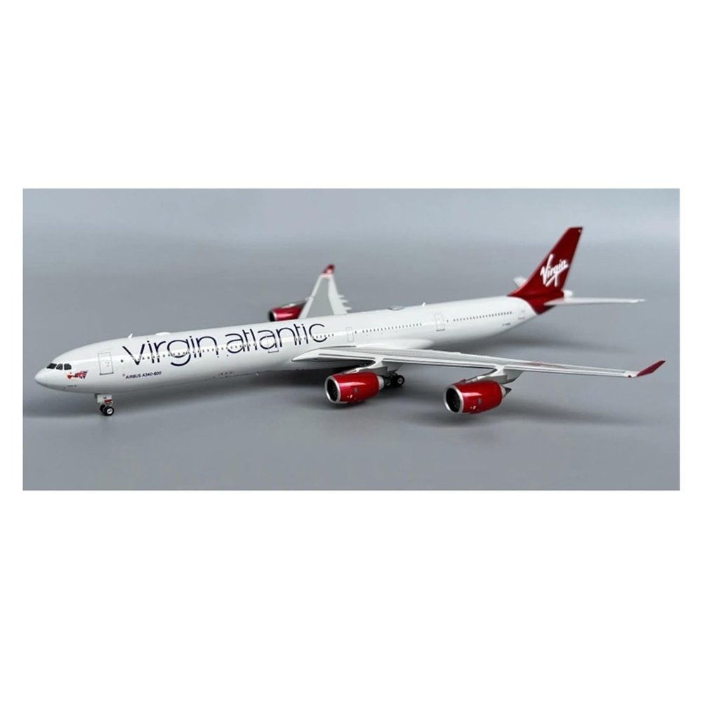 LIUSANGLIU Scale Aircraft 1/400 for Virgin Airlines A340-600 Aircraft Model G-VWEB Alloy Finished Aircraft Model Display Plane Model Suitable for Display