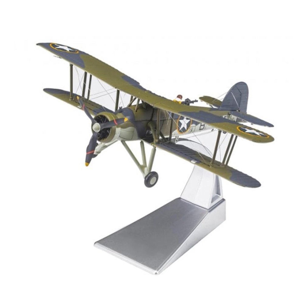 LIUSANGLIU Scale Aircraft 1/72 for UK Swordfish Mk I Biplane Fighter Model Operation Torch HMS Biter (Wing Folding) Decoration Office Suitable for Display
