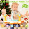 Baby Drum Set, Kid Drum Set for Toddlers 1-3, Baby Toys for 1 Year Old Boy Girl Gifts with Microphone Toddler Drums 12 18 Months 1 2 3 Christmas Birthday Gifts view 2