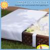 Qaba Kids Sandbox with Cover, Rectangular 73" HDPE Large Sand Pit with 4 Seats, Waterproof Bottom Liner, Weather Resistant Outdoor Sand Box for Backyard, Lawn, Garden, Beach, Patio, Brown view 4